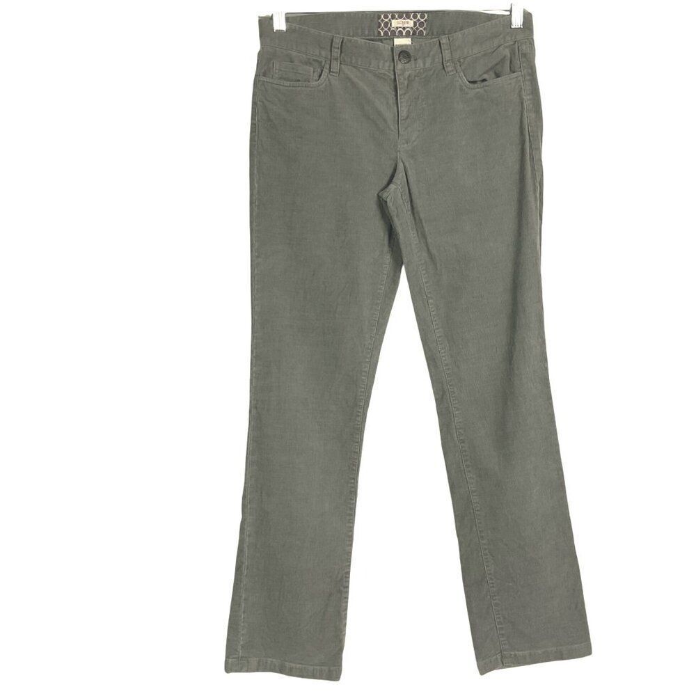 J. Crew Factory Straight and Narrow Matchstick Corduroys, size 30S, gray, 17397